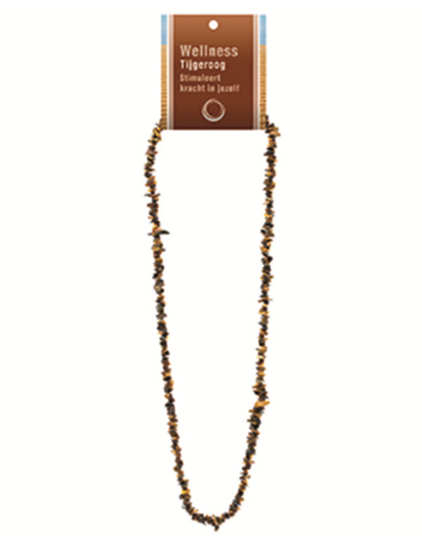 Tijgeroog edelsteen splitketting