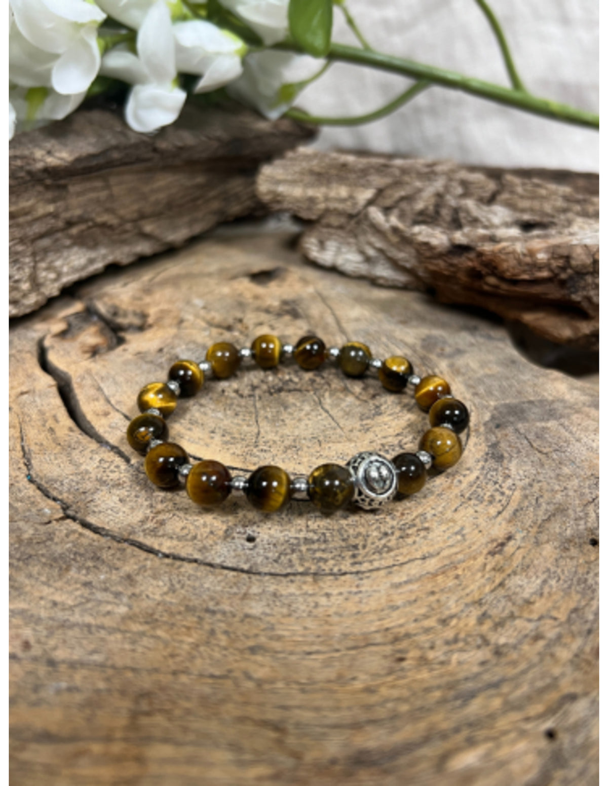 Tijgeroog sterrenbeeld armband - Tweelingen