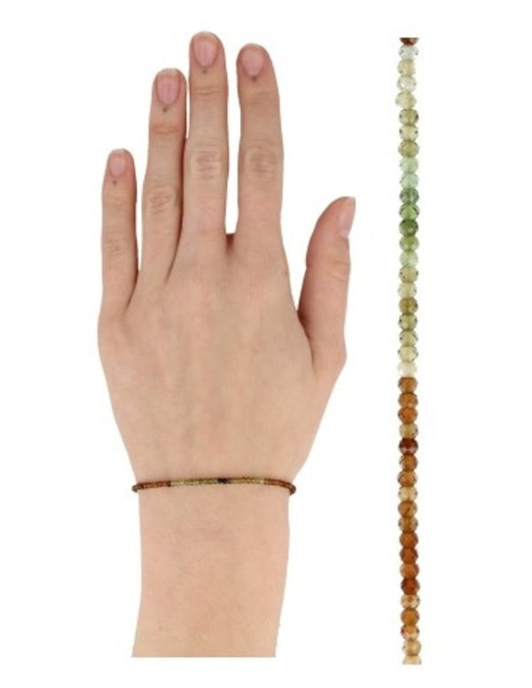 Toermalijn oranje summer vibes edelsteen armband