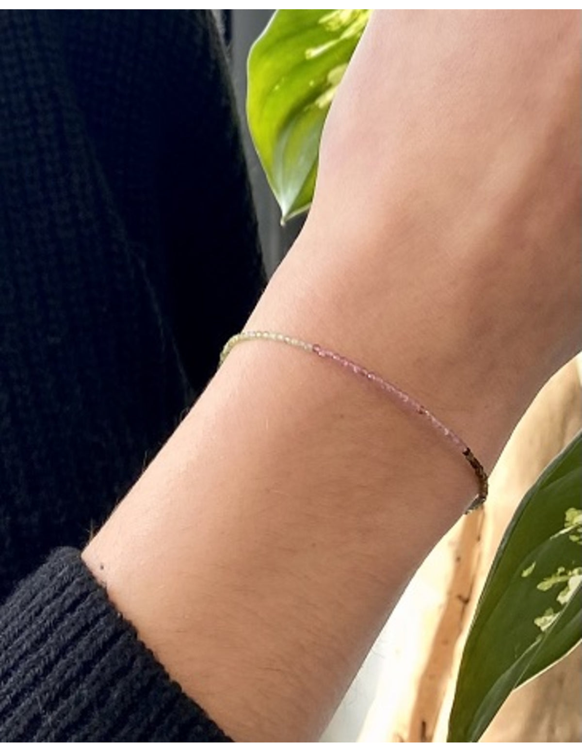 Toermalijn watermeloen summer vibes ketting