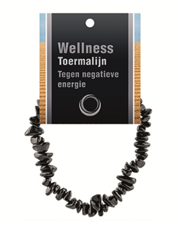 Toermalijn zwart edelsteen splitarmband