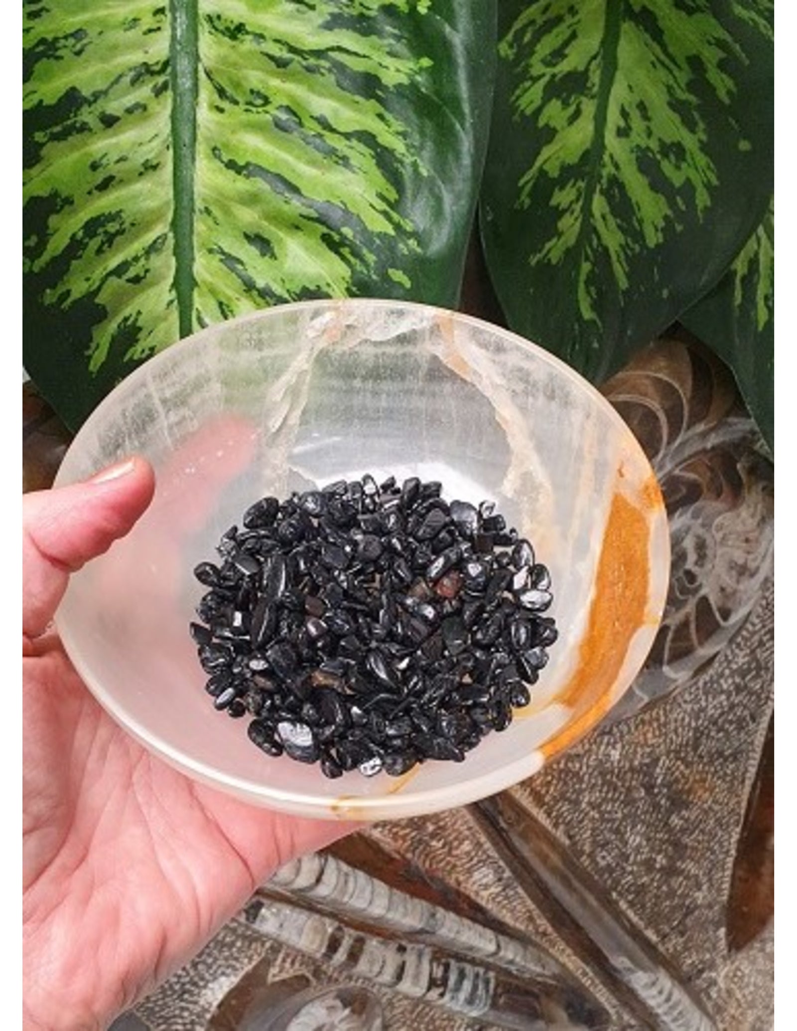 Toermalijn zwart trommelstenen 100 gr. (mt1)