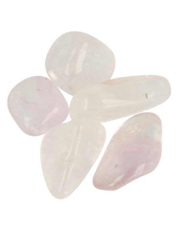 Topaas roze/wit 50 gr. edelsteen trommelstenen (mt3)