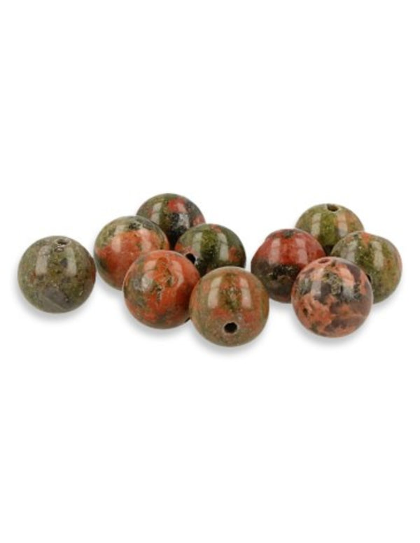 Unakiet edelsteen kralen 8 mm - 10 st.