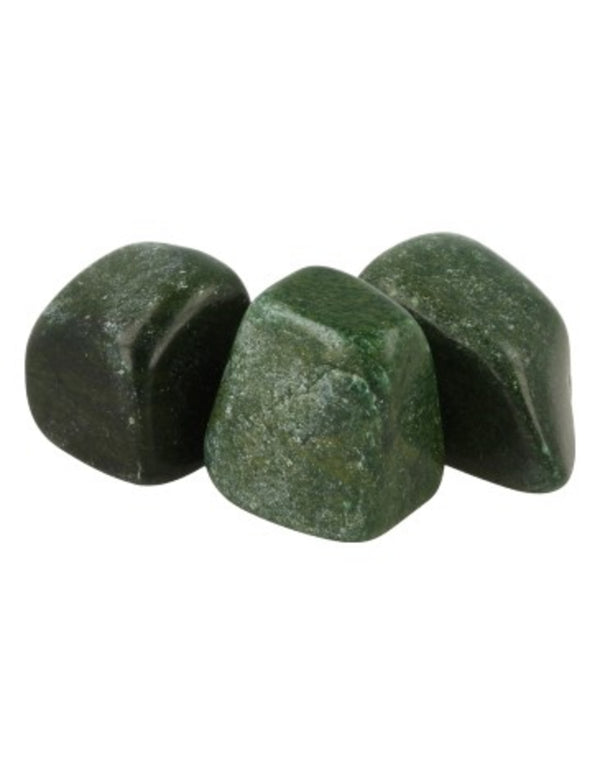 Verdiet edelsteen trommelstenen (Afr. Jade) (mt3), p/kg