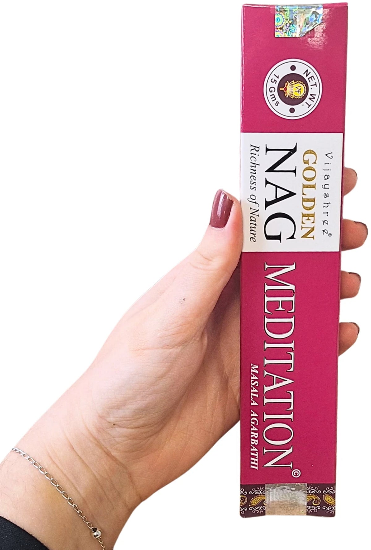 Vijayshree Golden Nag Meditation Wierook Stokjes