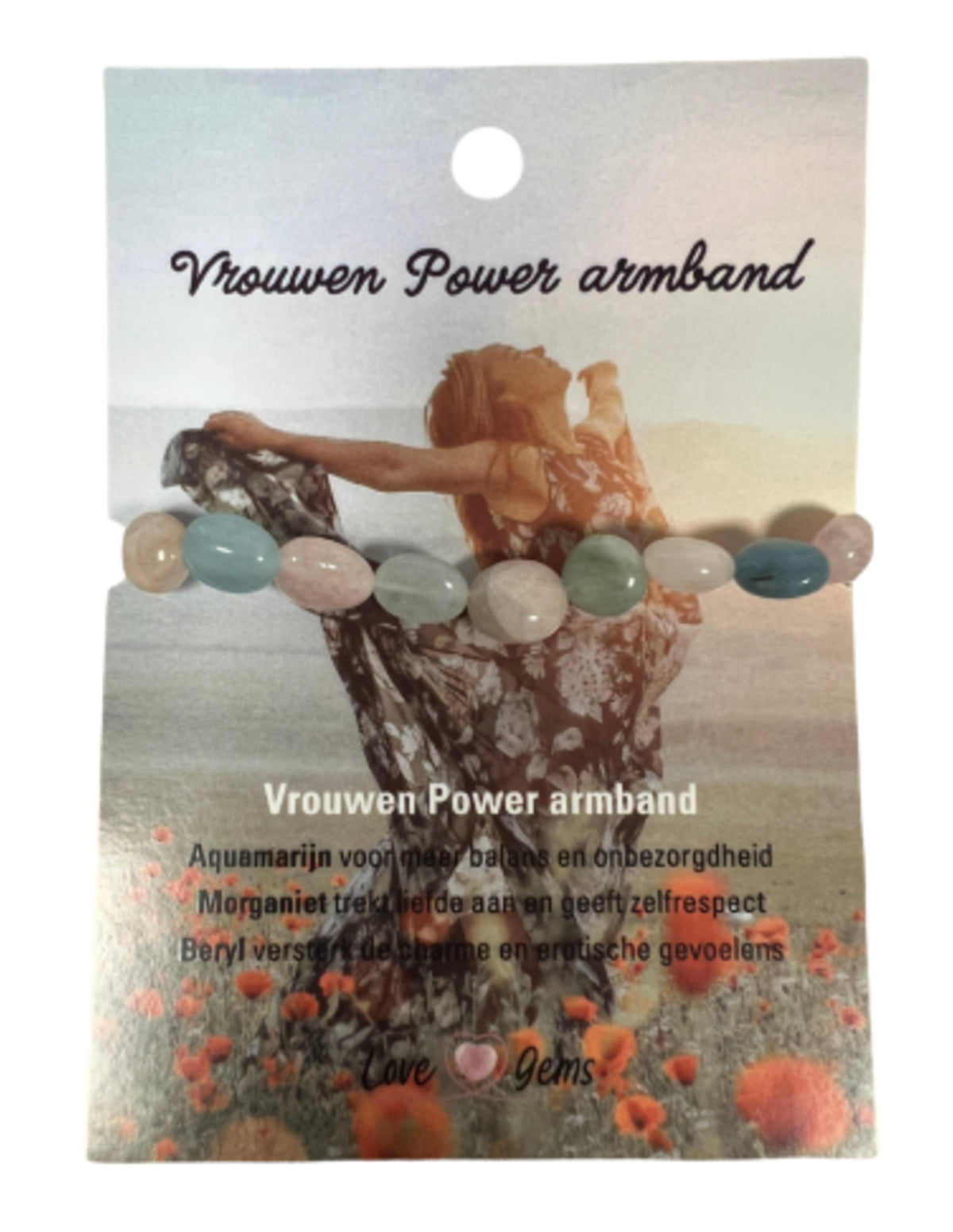 Vrouwen power armband nugget - Love Gems