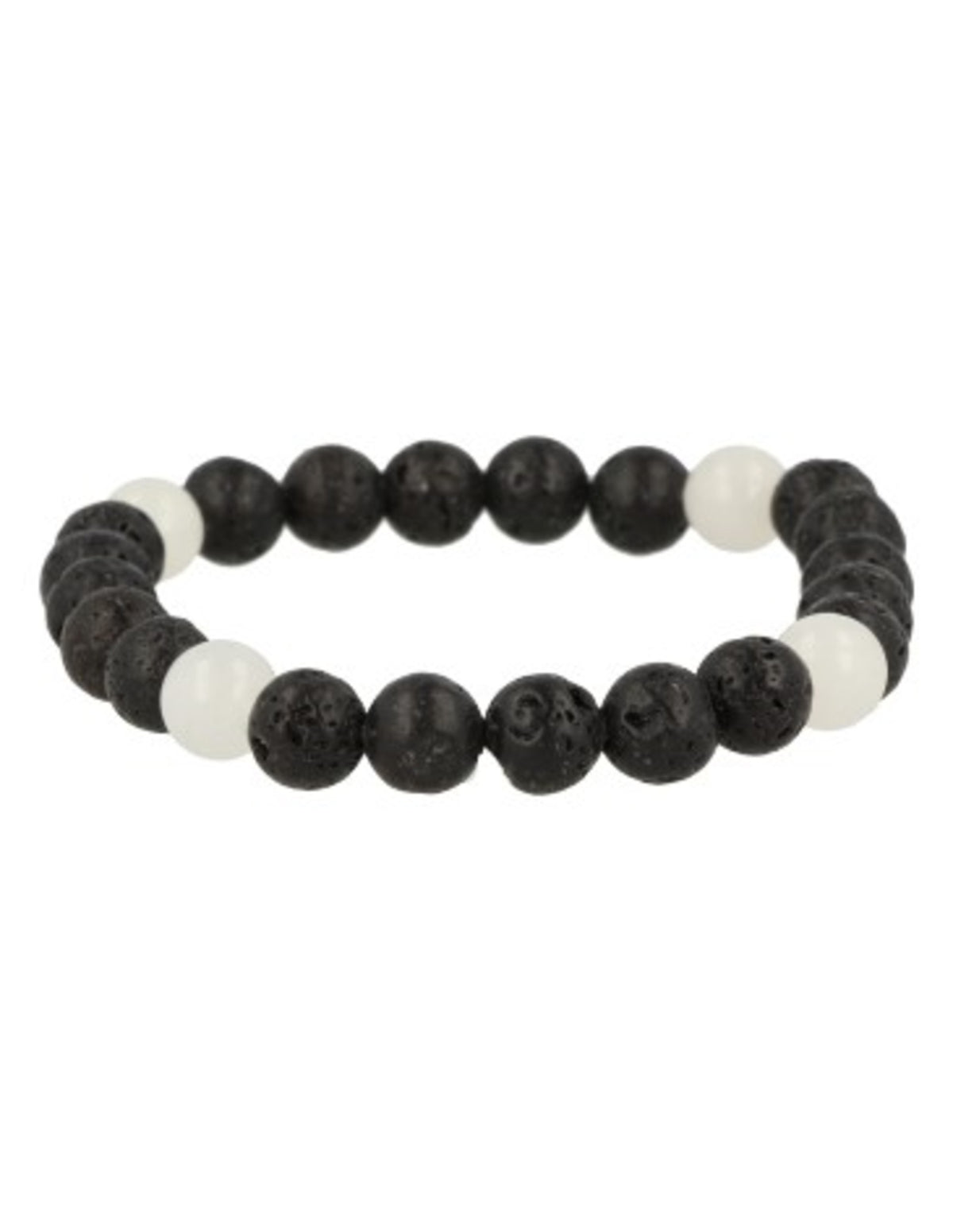 Windroos armband Jade wit