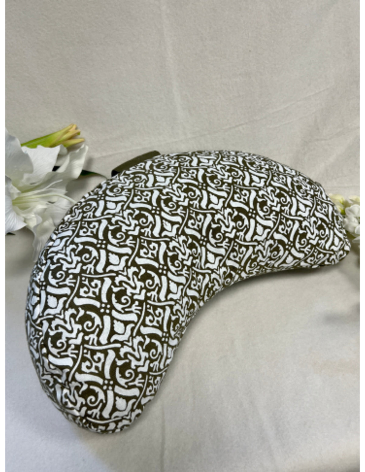 YogaStyles meditatiekussen design moon grijs - halve maan