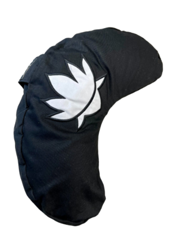meditatiekussen - halve maan - zwart - lotus - Symbolic