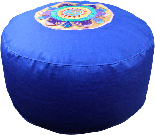 Meditatiekussen Symbolic Ohm blauw
