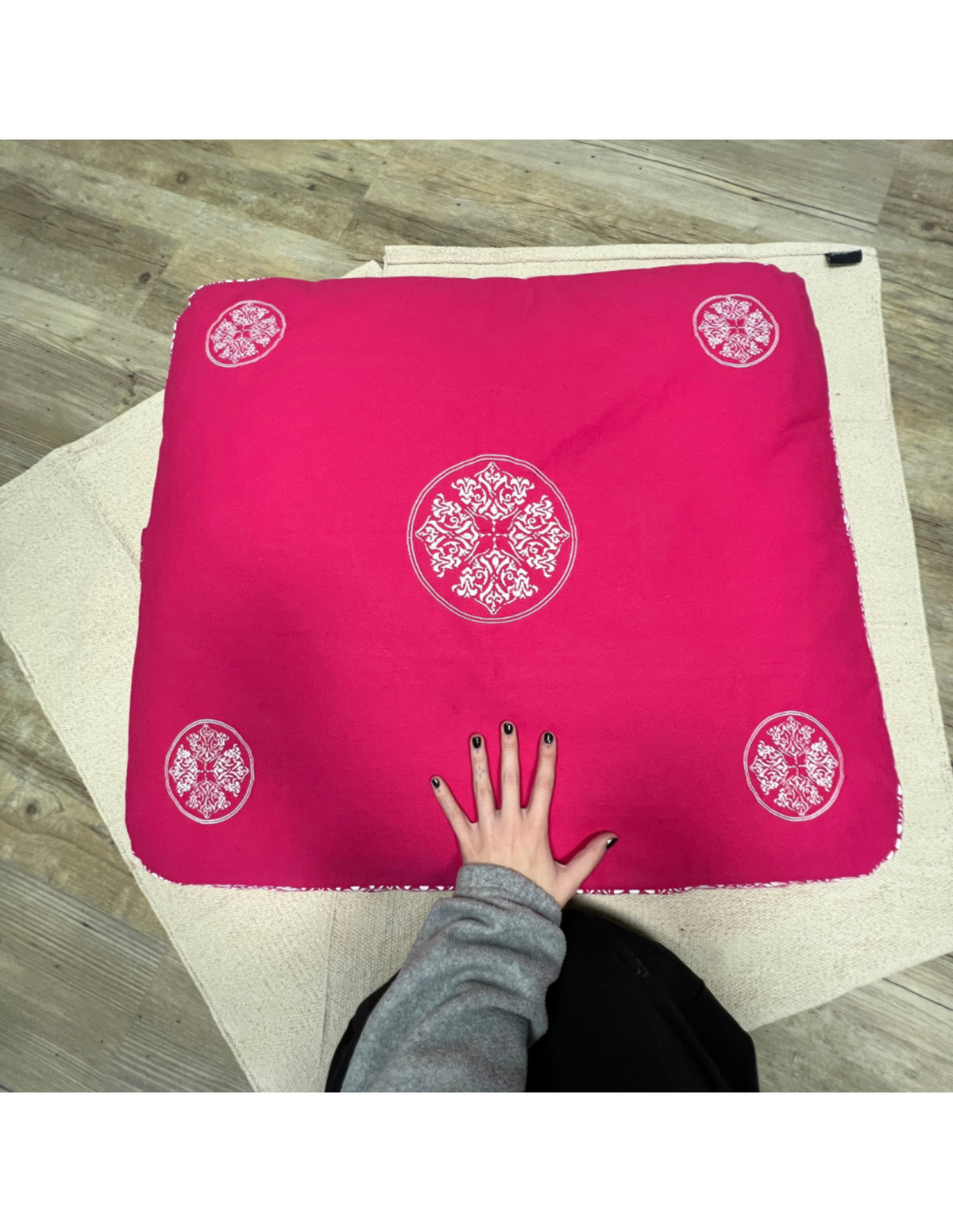 YogaStyles Zabuton Design Pink