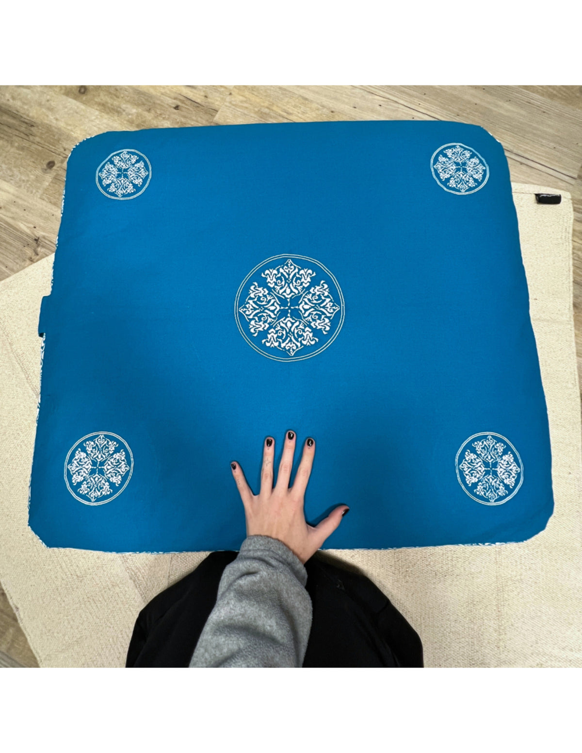 YogaStyles Zabuton Design Turquoise