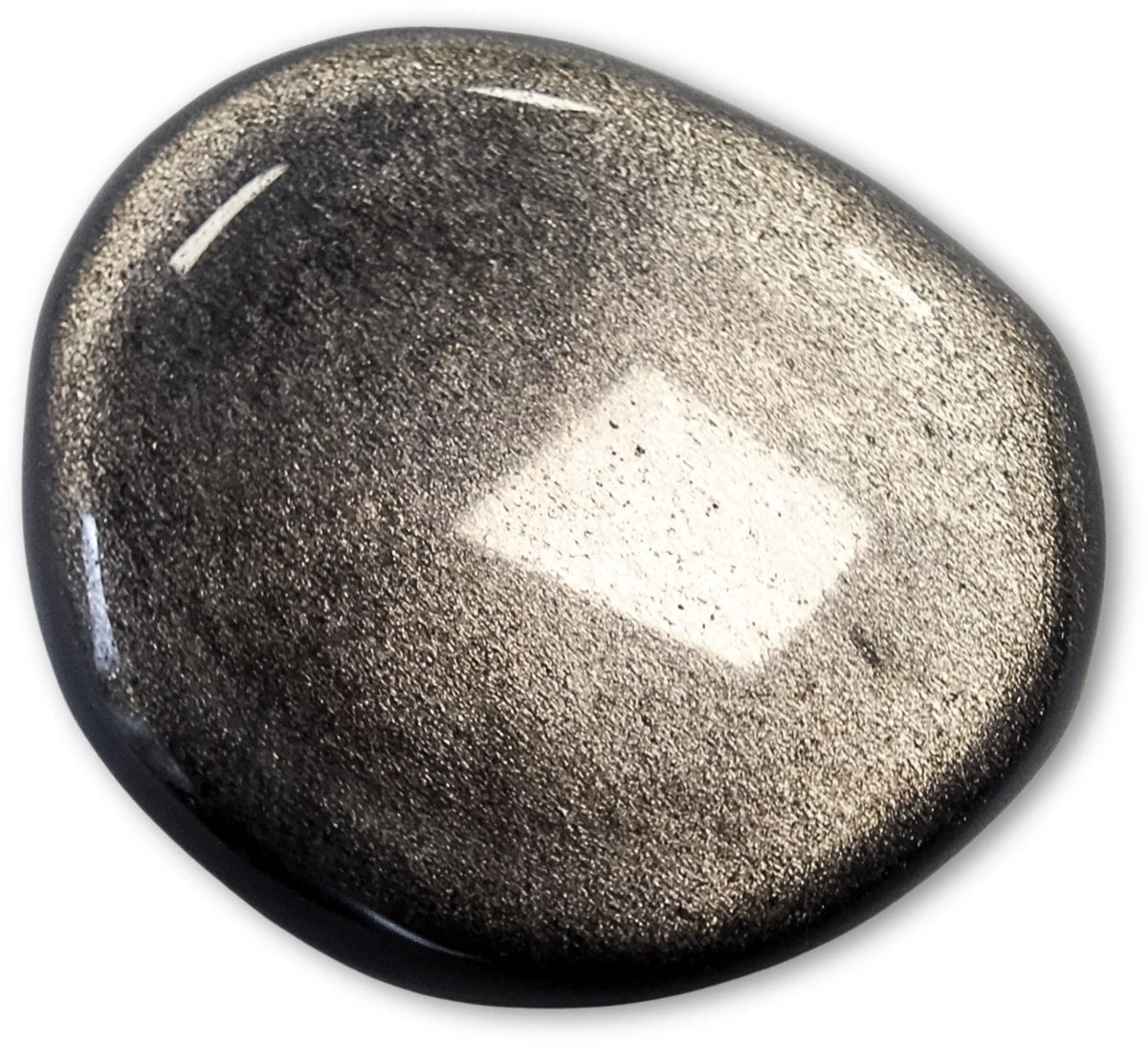Zaksteen Obsidiaan zilver