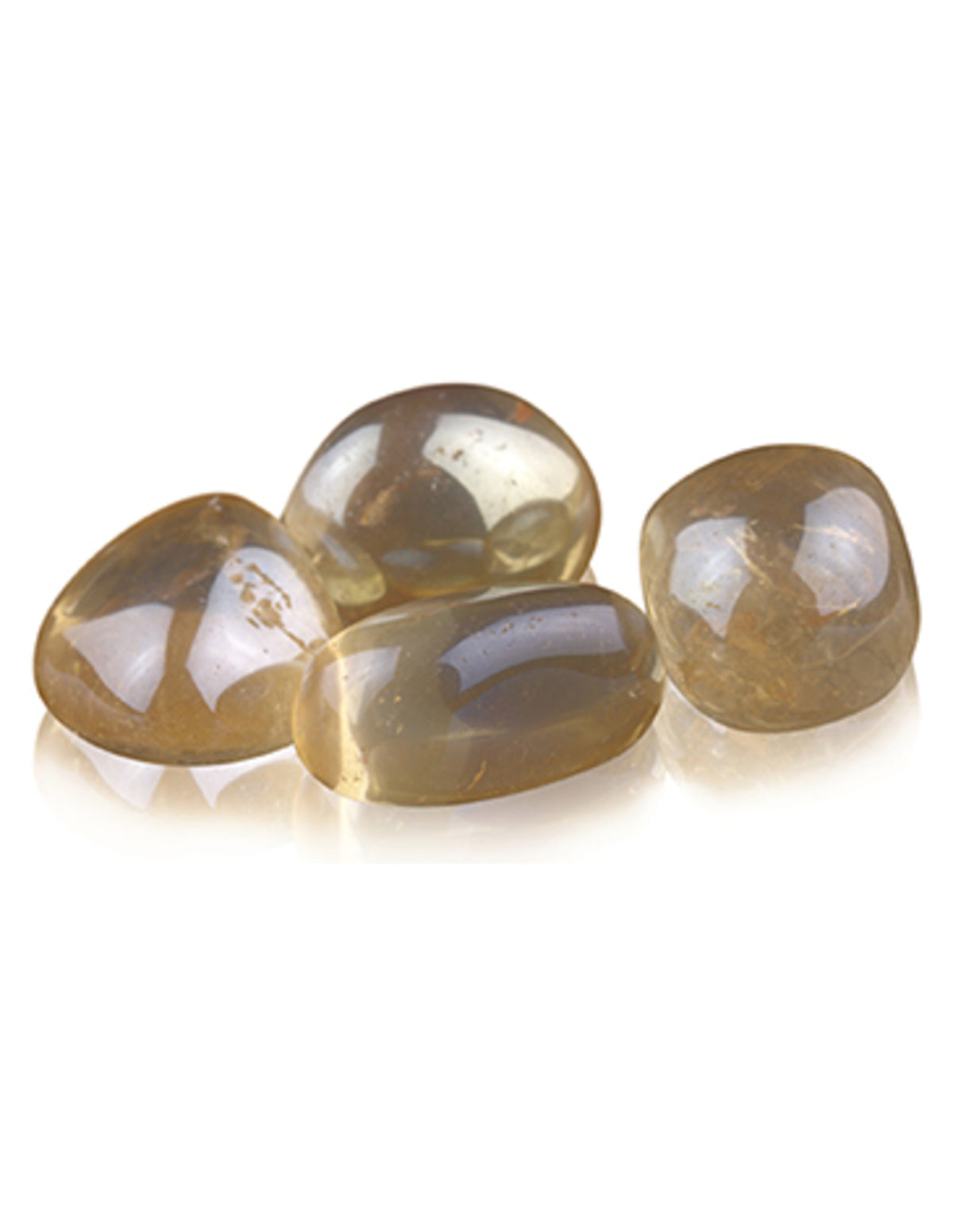 Zonneschijn aura trommelstenen 250 gr. (gecoat) (mt2)